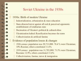 12 - Soviet Ukraine in the 1930s