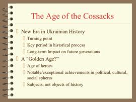 3 - The Age of the Cossacks