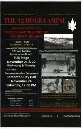 The 32 Hour Famine - Commemorating the 1932-33 Famine Genocide