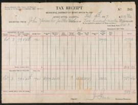 Yaremko Tax Receipt February 16, 1927