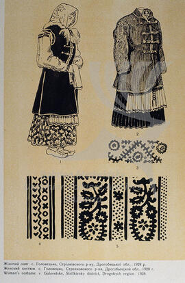 Women's costume. Drohobych region. 1928.