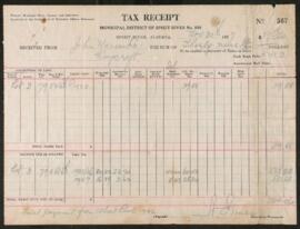 Yaremko Tax Receipt November 30, 1927