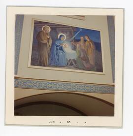 Church paintings at St. John’s Church, Lamont