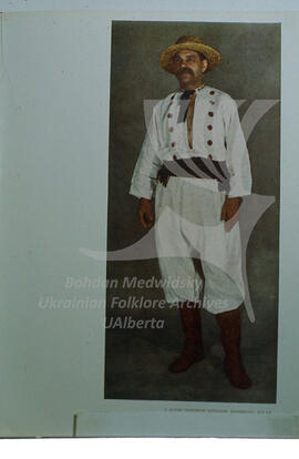 Men's summer costume. Kyiv region. XIX century.