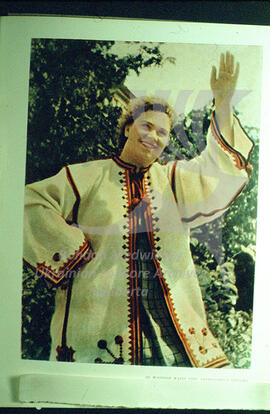 Woman's jacket with the motifs of the Ukrainian short light coat (serdak).