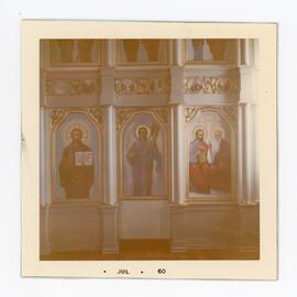 Iconostasis at Holy Trinity Church, Myrnam