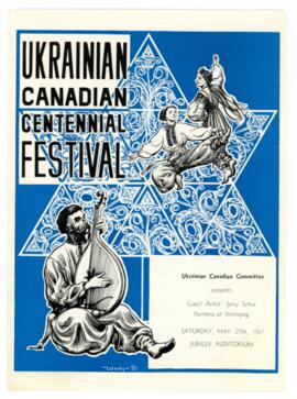 Brochure of Ukrainian Canadian Centennial Festival by UCC