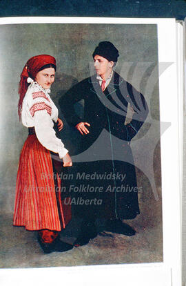 Men's and women's costumes. Rivne region. Early XXth century.