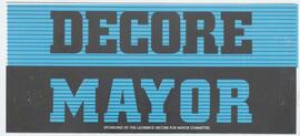 Poster: Decore  Mayor