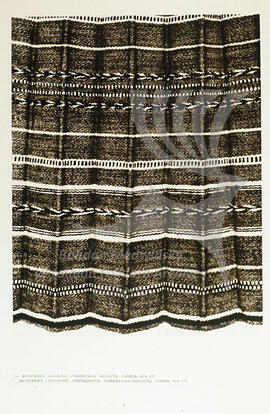 Pattern on zapaska (skirt). Rivne region. Late XIX century.