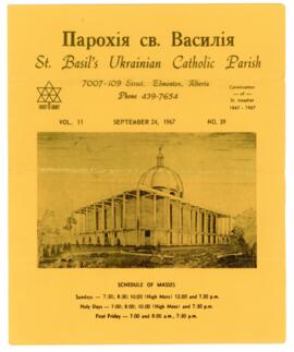 St. Basil's Ukrainian Catholic Parish Bulletin