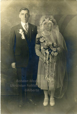 Wedding picture of Raifta and John Lakusta