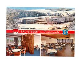 Postcard from Sanatorium Bad Steben sent by Naniak to Laholas