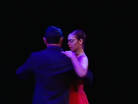 Girl in the red dress tango video