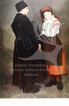 Men's and women's costumes. Rivne region. Early XX century.
