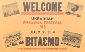 Welcome to Ukrainian Pysanka Festival '82