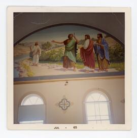 Church paintings at St. John’s Church, Lamont