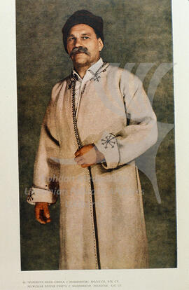 Men's white coat with embroidery (svyta). Polissia. XIX century.
