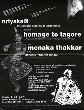 Homage to tagore by menaka thakkar and dancers from her school