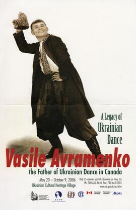 A Legacy of Ukrainian Dance - Vasile Avramenko - the father of Ukrainian Dance in Canada