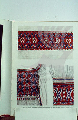 Embroidery patterns of the women's blouse. Transcarpathian region. Late XIX century.