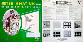 Peter Hnatiuk sings Ukrainian folk & love songs, vol. 2